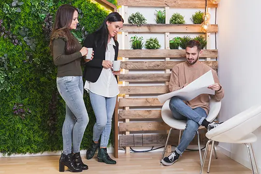 Zonas comunes modernas en proyectos de vivienda Amarilo
