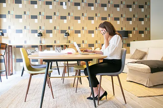 Apartamentos con espacios de coworking residencial