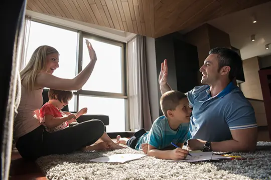 Proyecto de vivienda familiar con espacios para compartir