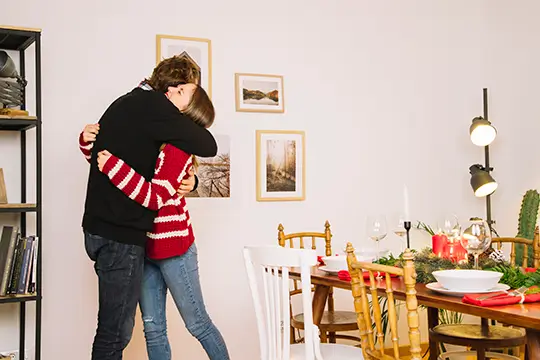 Decoración de apartamento para Amor y Amistad