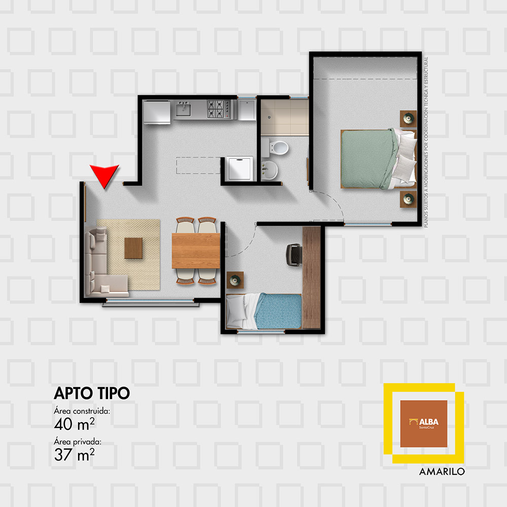 Apartamento en Alba Ibagué