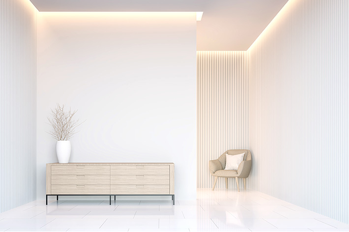 Diseño de interiores minimalista 