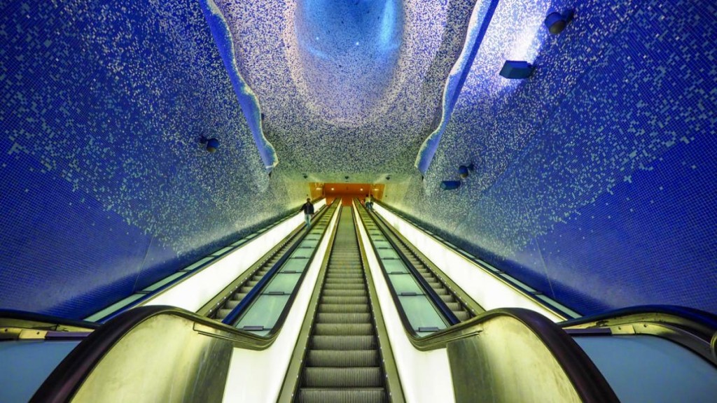 Estación de metro Toledo en Nápoles
