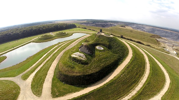 Northumberlandia 2014 Sept Gocopter