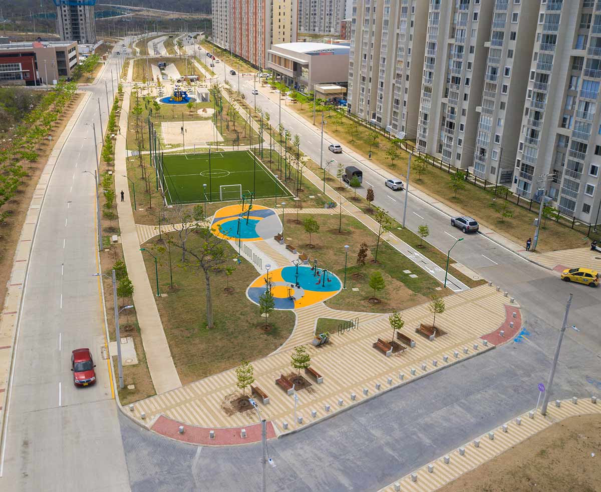 Parque Olivo. Alameda del Río