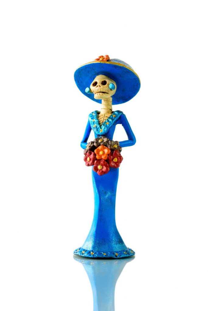 La catrina de México. Elementos icónicos del mundo 