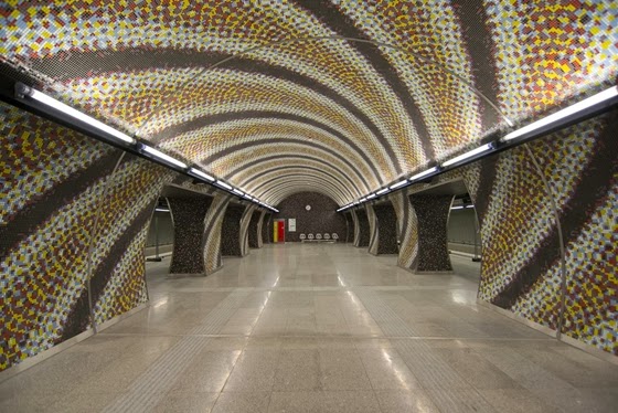 Estación de metro en Budapest