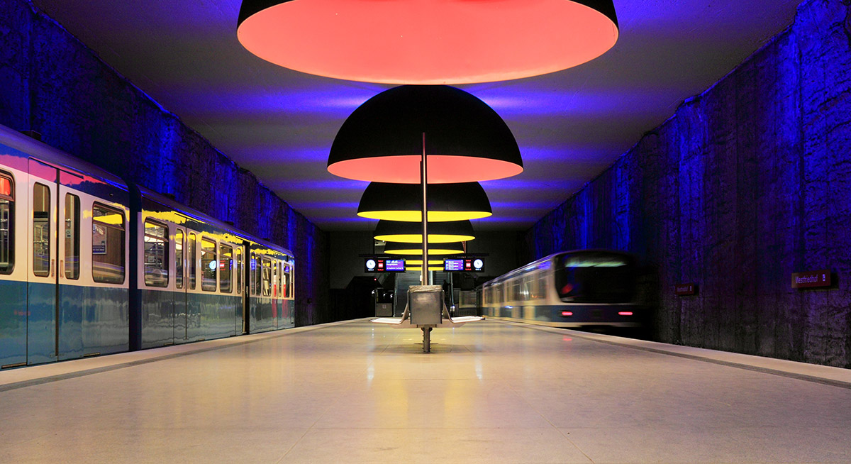 Estación de metro en Múnich
