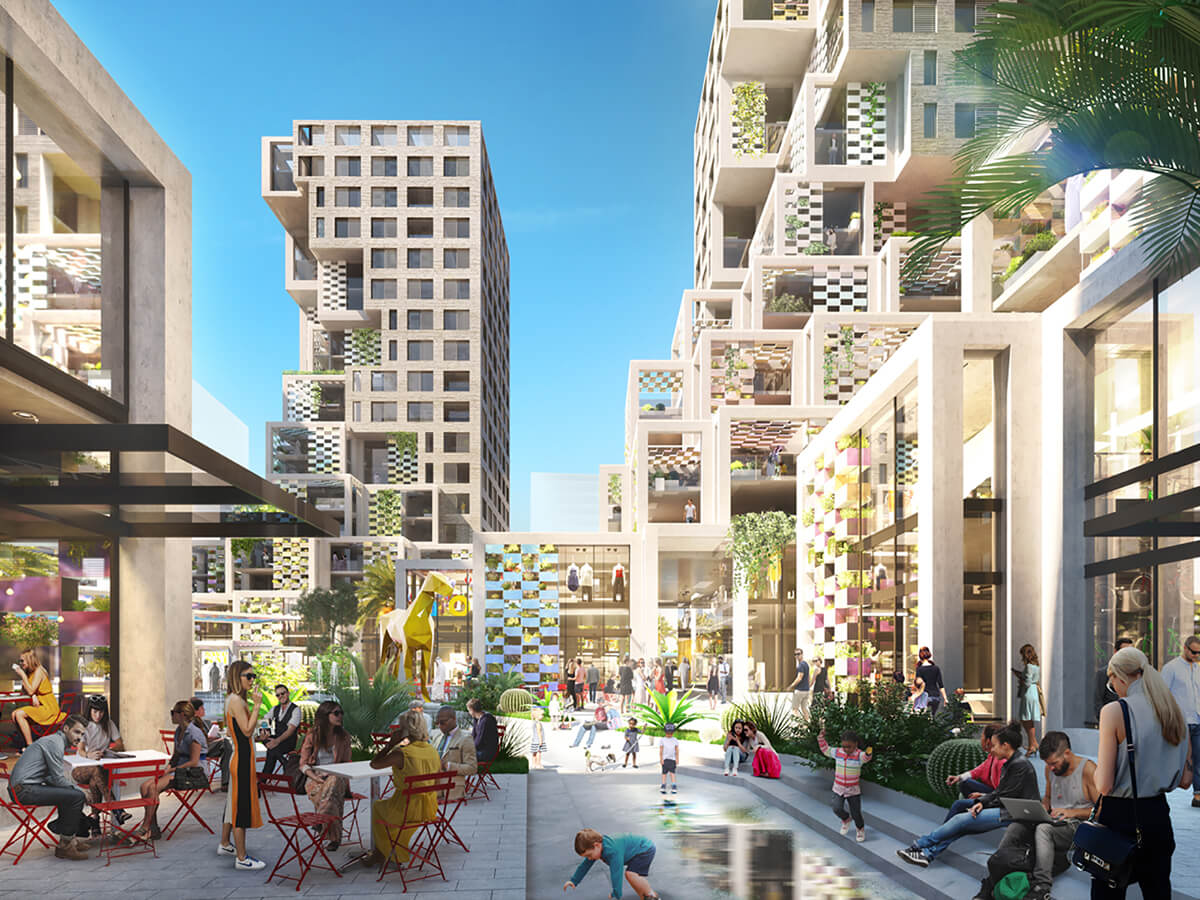 Proyecto residencial Pixel (Abu Dabi, Emiratos Árabes Unidos)