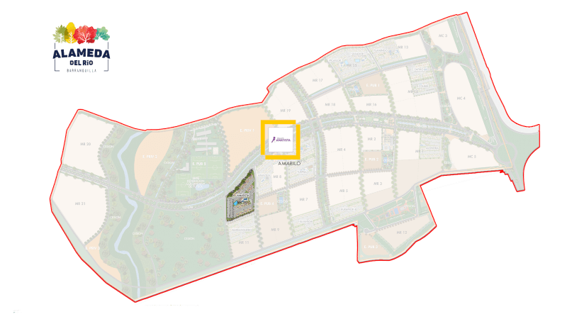 apartamentos Amatista Master Plan
