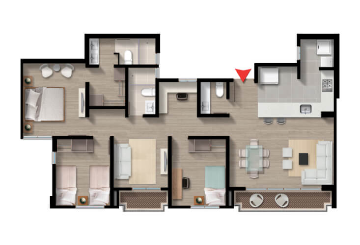 apartamentos en bogota colombia amarilo cedro implantacion
