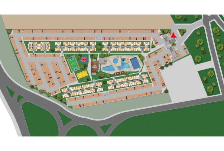 apartamentos en girardot Amarilo palma azul Implantacion