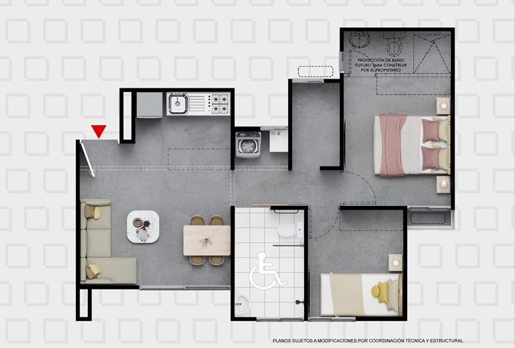 Apartamento Tipo E Corozo