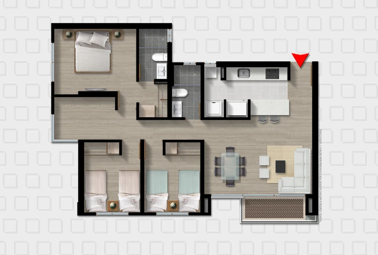 Apartamentos en bogota colombia amarilo orquidea - tipo c