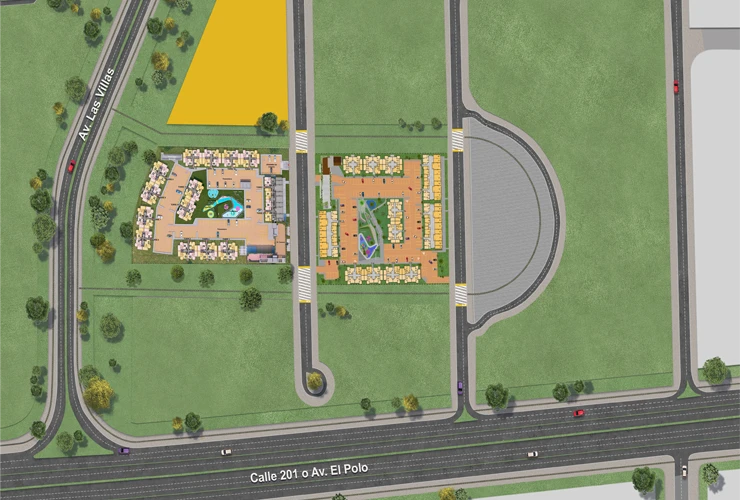 Plano Master Plan Andalucía Bogotá, Colombia