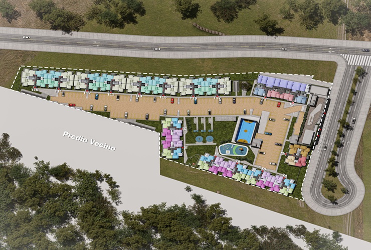 Plano de Implantación del proyecto Roble