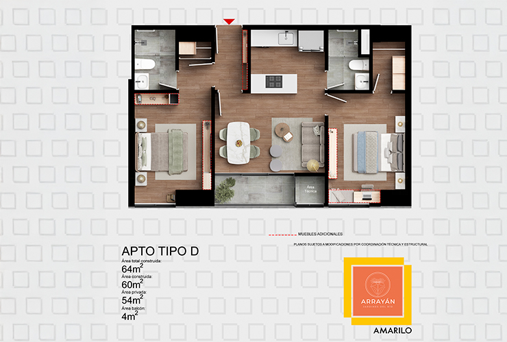 Apt 64m