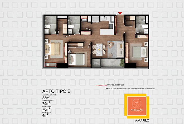 Apt 83m