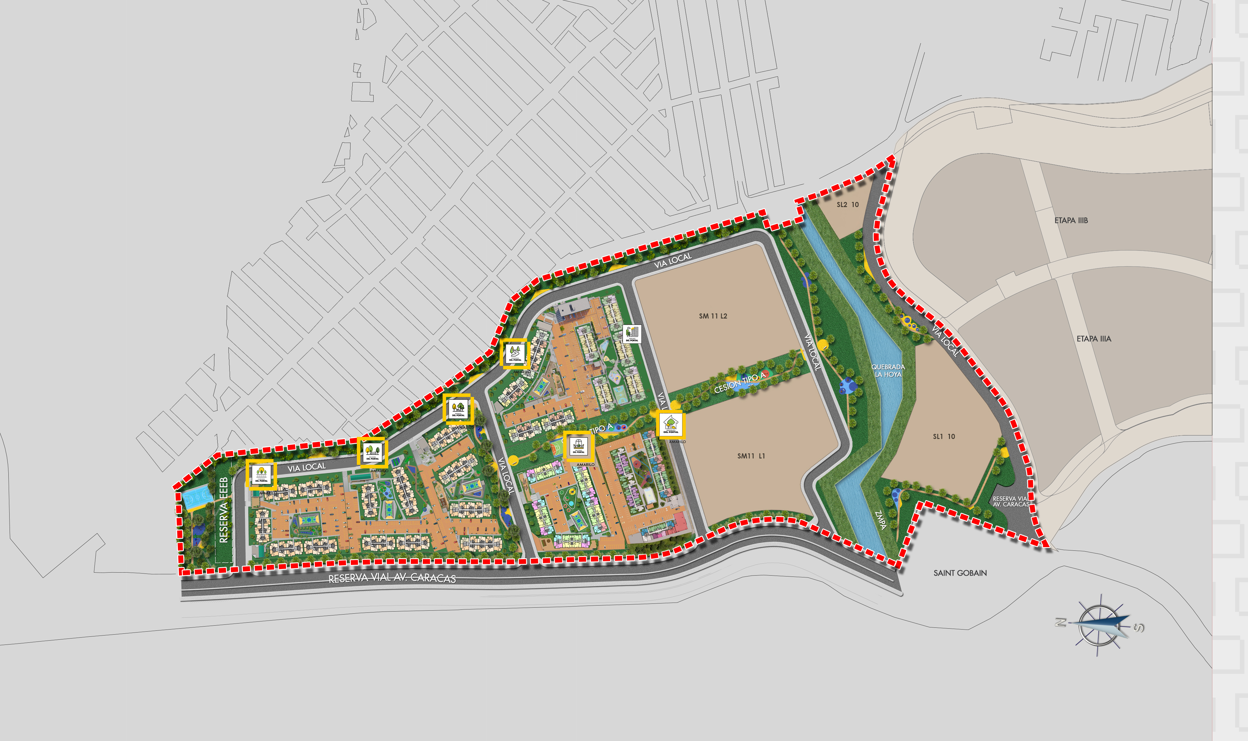 Master plan Bosque del Portal, Bogotá Colombia