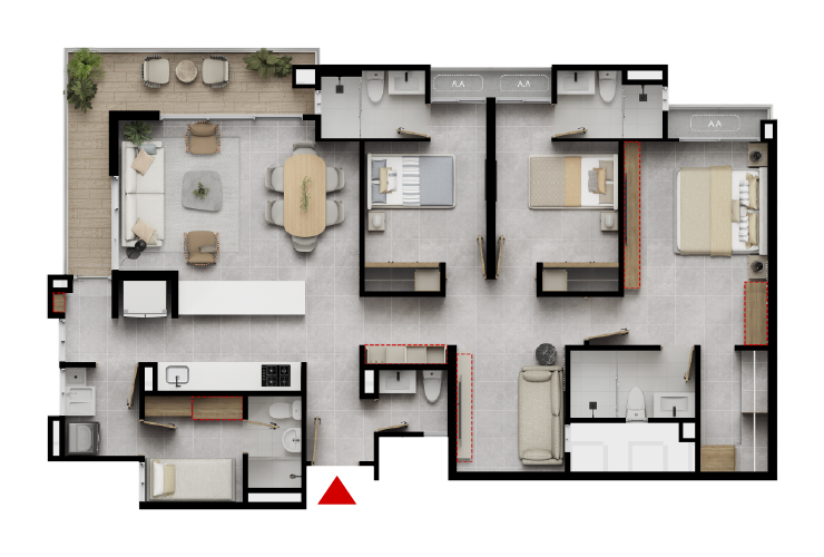 Apt 126m