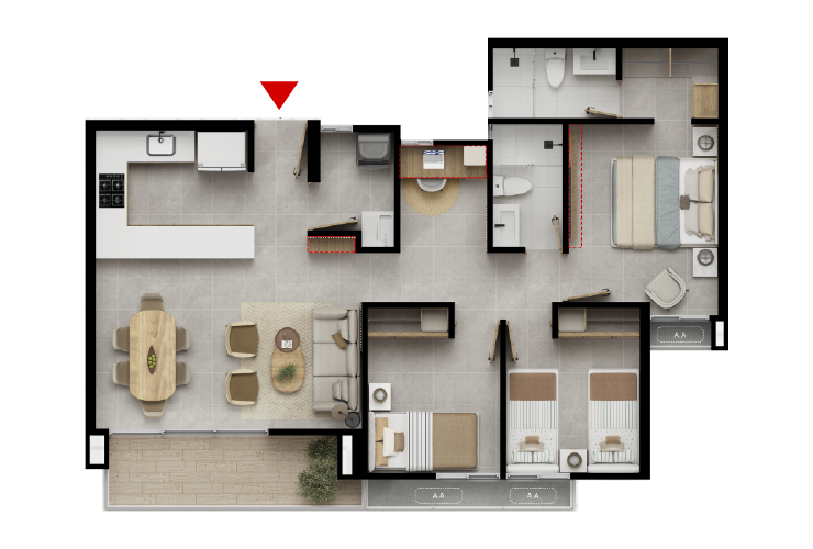 Apt 88m