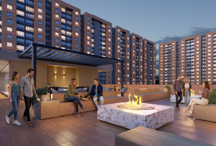 BBQ, Apartamentos Avellana en Bogotá, Colombia