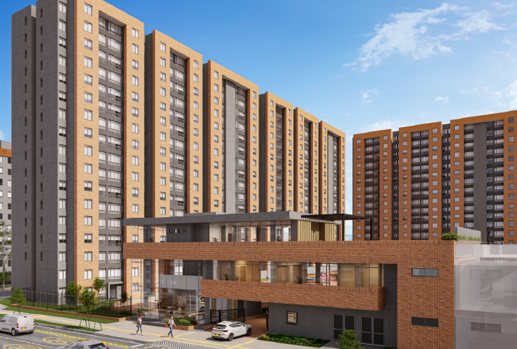 Acceso, Apartamentos Avellana en Bogotá, Colombia